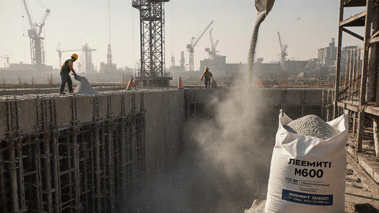 Для чего используется цемент М600: где и почему его применяют