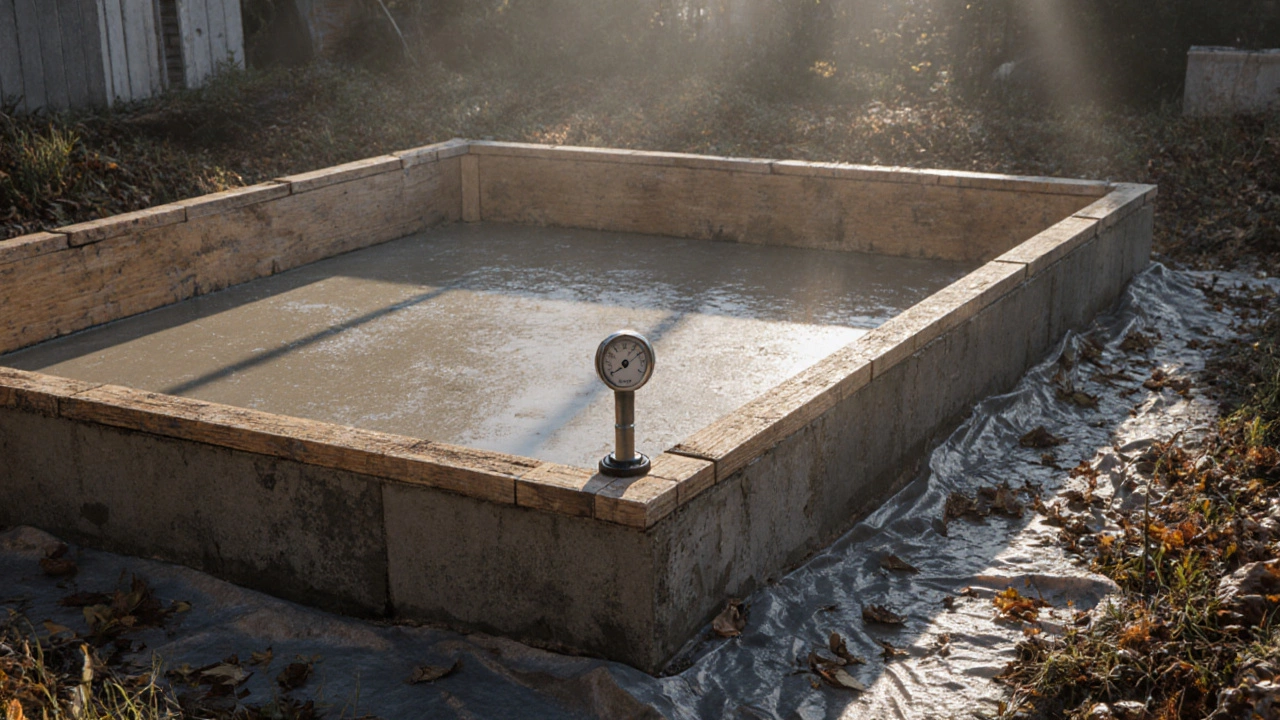 Сколько дней должна стоять опалубка после заливки бетона: сроки и советы