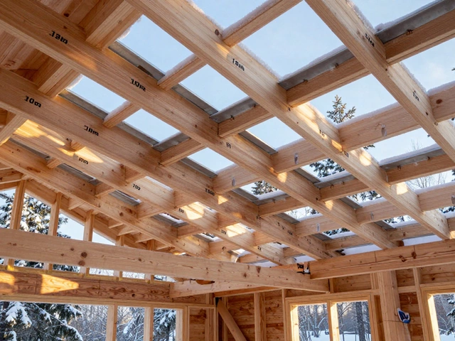 Какое расстояние должно быть между стропилами: точные нормы для разных кровель