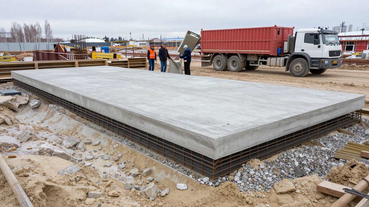 Какой толщины должна быть плита фундамента дома: расчет по типу грунта и нагрузке