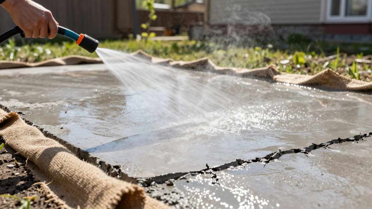 Сколько дней бетону нужна вода для правильного твердения