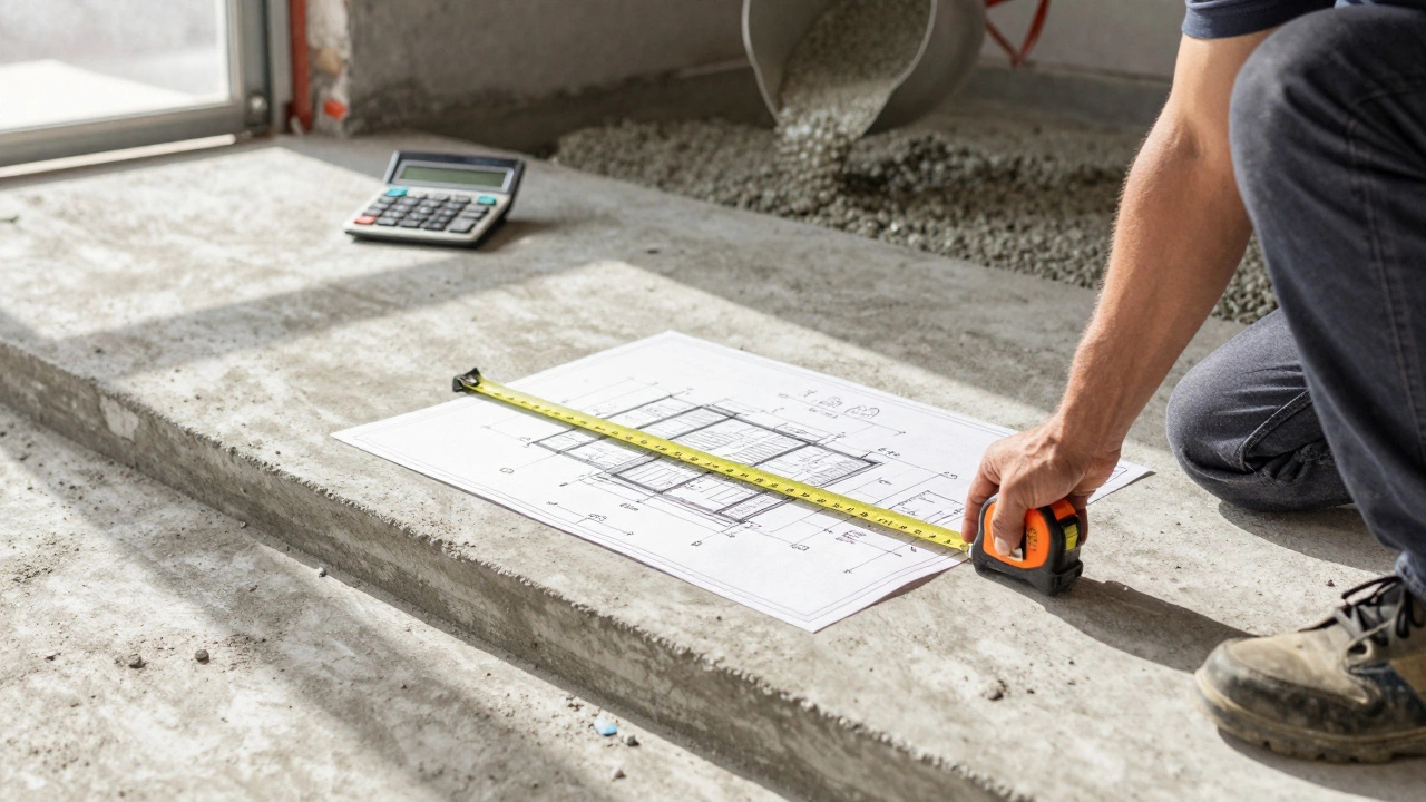 Как рассчитать количество бетона для заливки пола: простая формула и примеры