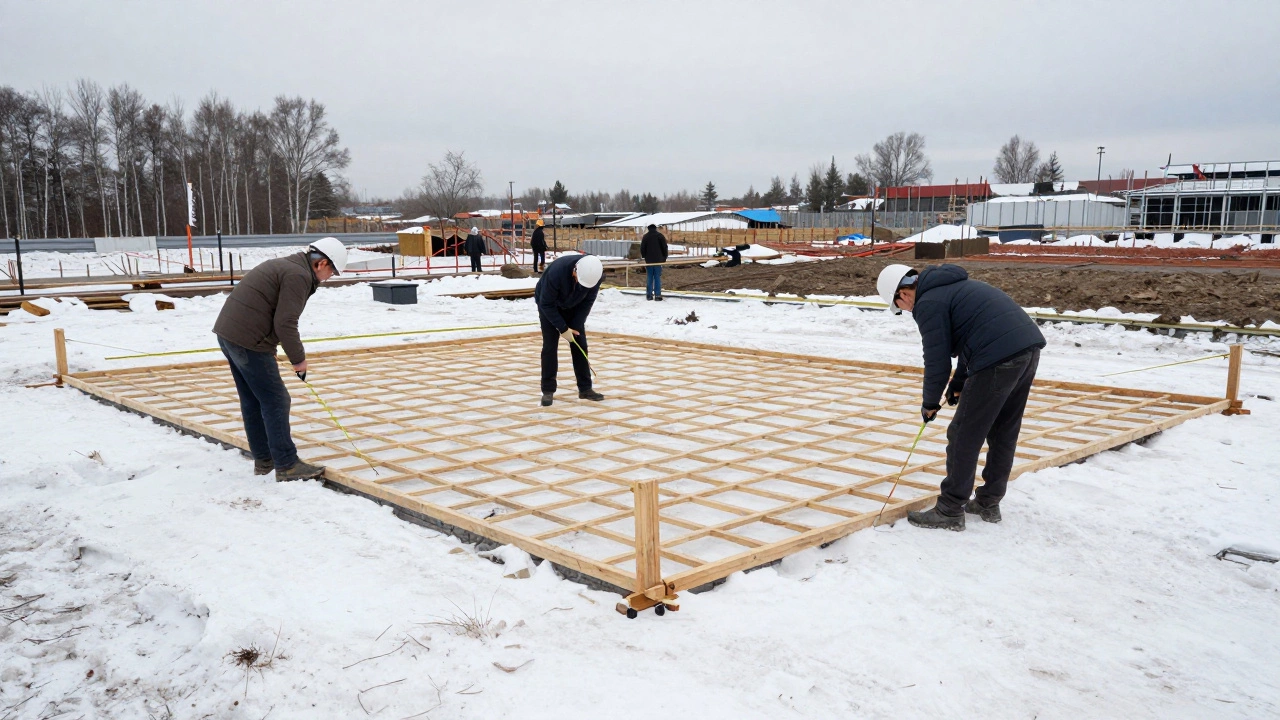 Какая последовательность строительных работ при возведении дома?