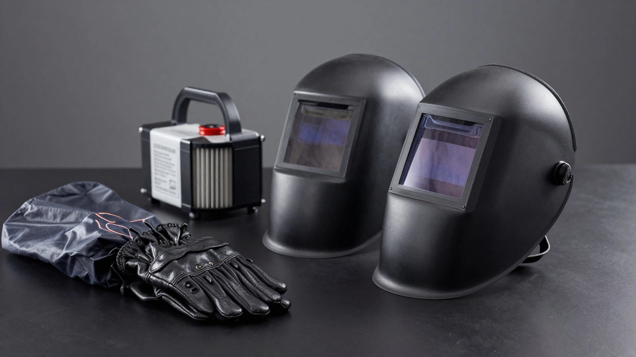 Набор защитного оборудования для безопасной сварки