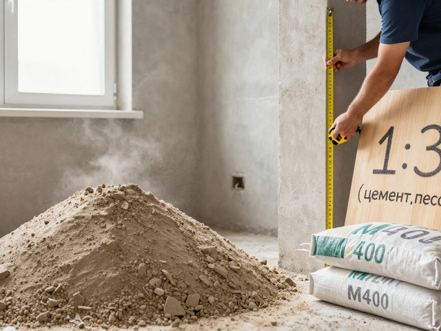 Как рассчитать количество песка и цемента для стяжки пола: точная формула и практические советы