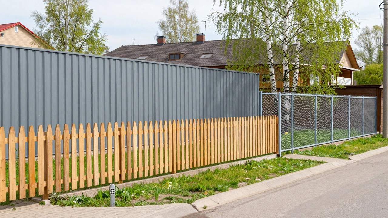 Какой забор выбрать: сравнение материалов по цене, долговечности и сложности монтажа