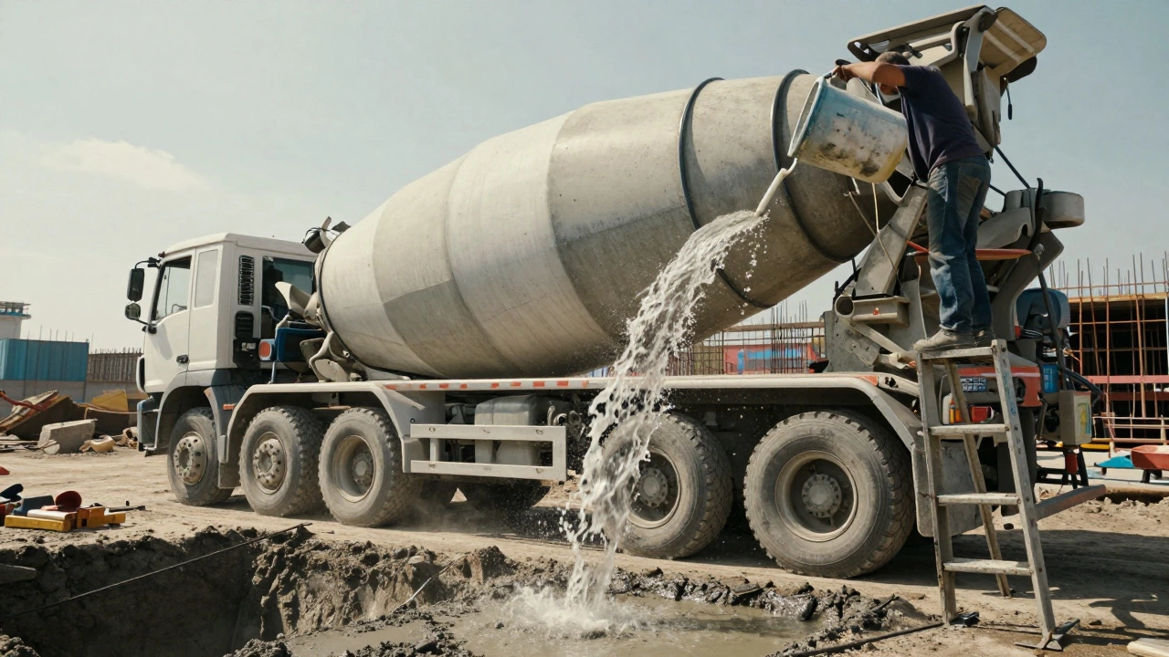 Почему нельзя добавлять воду в бетон: риски, последствия и правильные решения