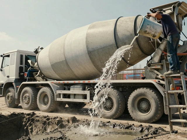 Почему нельзя добавлять воду в бетон: риски, последствия и правильные решения